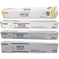 Canon GPR-55L Toner Cartridge Set (0481C003, 0485C003, 0486C003, 0487C003)